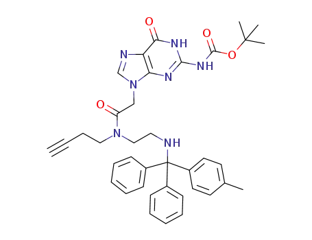 C<sub>38</sub>H<sub>41</sub>N<sub>7</sub>O<sub>4</sub>