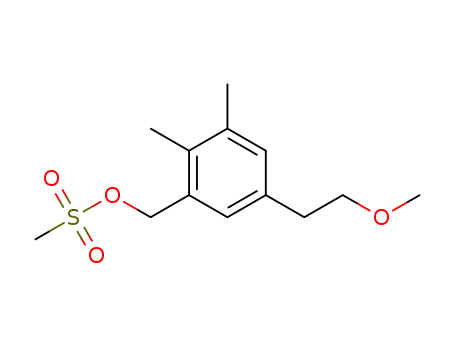 5-(2-methoxyethyl)-2,3-dimethylbenzyl methanesulfonate