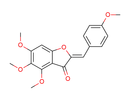 (Z)-4,5,6-trimethoxy-2-(4-methoxybenzylidene)benzofuran-3(2H)-one