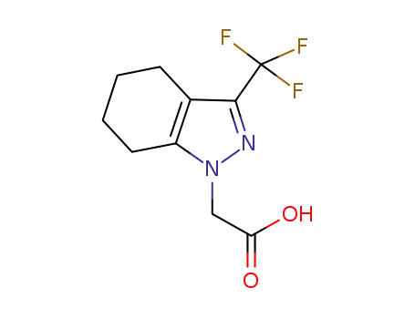 [3-(트리플루오로메틸)-4,5,6,7-테트라히드로-1H-인다졸-1-일]아세트산(SALTDATA: FREE)