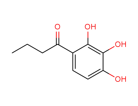 Molecular Structure of 2437-61-8 (1-Butanone, 1-(2,3,4-trihydroxyphenyl)-)