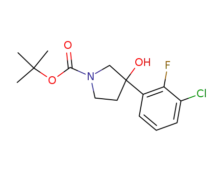 tert-butyl 3-(3-chloro-2-fluorophenyl)-3-hydroxypyrrolidine-1-carboxylate