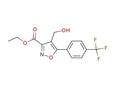 ethyl 4-(hydroxymethyl)-5-(4-(trifluoromethyl)phenyl)isoxazole-3-carboxylate