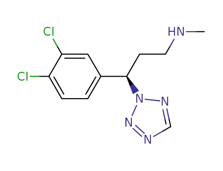 (3R)-3-(3,4-dichlorophenyl)-N-methyl-3-(2H-tetrazol-2-yl)propan-1-amine