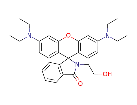 Molecular Structure of 1119217-92-3 (N-(rhodamine-B)lactam-ethanolamine)