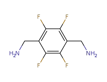 Molecular Structure of 89992-50-7 (2,3,5,6-Tetrafluoro-1,4-benzenedimethanamine)