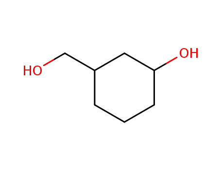 Molecular Structure of 76140-18-6 (Cyclohexanemethanol, 3-hydroxy-)