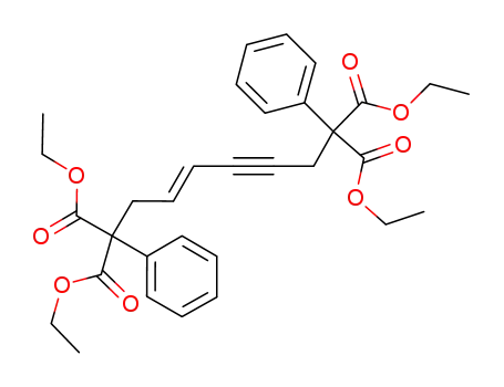 2,9-bis-ethoxycarbonyl-2,9-diphenyl-dec-4-en-6-ynedioic acid diethyl ester