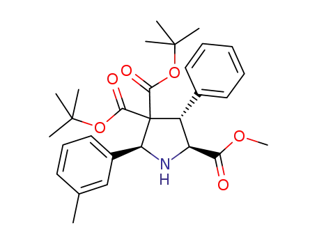 (2S,3S,5S)-4,4-di-tert-butyl 2-methyl 3-phenyl-5-m-tolylpyrrolidine-2,4,4-tricarboxylate
