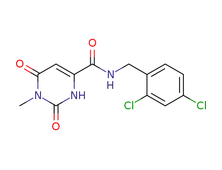 N-(2,4-dichlorobenzyl)-1-methyl-2,6-dioxo-1,2,3,6-tetrahydropyrimidine-4-carboxamide