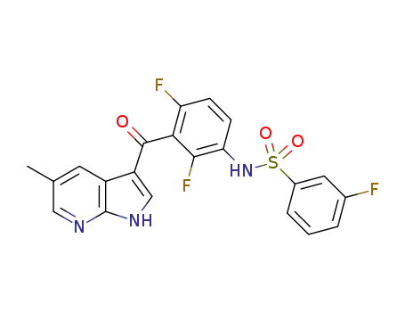 N-[2,4-difluoro-3-(5-methyl-1H-pyrrolo[2,3-b]pyridine-3-carbonyl)-phenyl]-3-fluoro-benzenesulfonamide