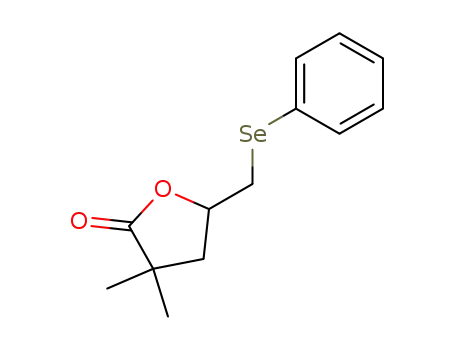 dihydro-3,3-dimethyl-5-<(phenylseleno)methyl>-2(3H)-furanone