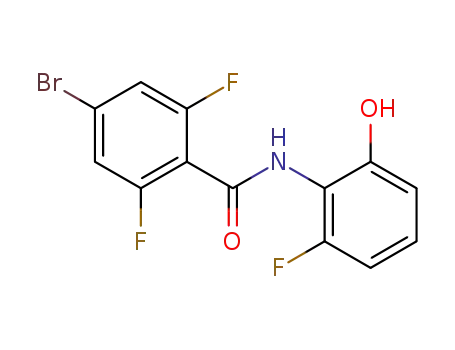 4-bromo-2,6-difluoro-N-(2-fluoro-6-hydroxyphenyl)benzamide