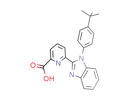 HO<sub>2</sub>C(C<sub>5</sub>H<sub>3</sub>N)CNC<sub>6</sub>H<sub>4</sub>NC<sub>6</sub>H<sub>4</sub>C(CH<sub>3</sub>)3