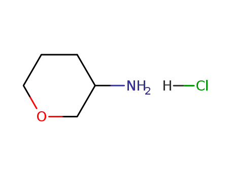 Molecular Structure of 675112-58-0 (TETRAHYDRO-PYRAN-3-YLAMINE HYDROCHLORIDE)