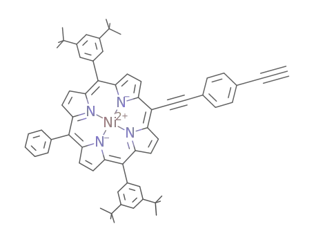[5,15-bis(3,5-di-tert-butylphenyl)-10-phenyl-20-[p-ethynylphenylethynyl]porphynato]nickel(II)