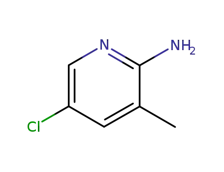 Molecular Structure of 20712-16-7 (2-AMINO-5-CHLORO-3-PICOLINE)