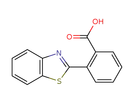 Molecular Structure of 6340-29-0 (2-(2-CARBOXYPHENYL)BENZOTHIAZOLE)