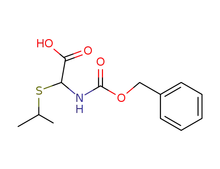 2-(벤질옥시카르보닐)-2-(이소프로필티오)아세트산