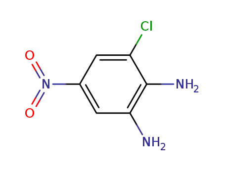 Molecular Structure of 51009-73-5 (1,2-Benzenediamine, 3-chloro-5-nitro-)