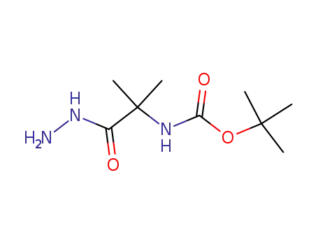 알라닌, N-[(1,1-디메틸에톡시)카르보닐]-2-메틸-, 히드라지드(9CI)