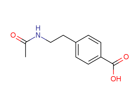 Benzoic acid,4-[2-(acetylamino)ethyl]- cas  7465-13-6