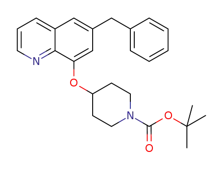 1,1-dimethylethyl 4-{[6-(phenylmethyl)-8-quinolinyl]oxy}-1-piperidinecarboxlate