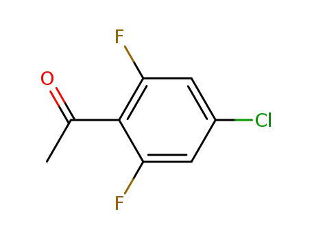 Molecular Structure of 1017777-45-5 (4'-CHLORO-2',6'-DIFLUOROACETOPHENONE)