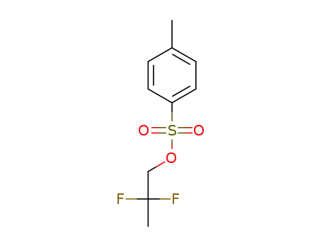 Molecular Structure of 1262400-01-0 (2,2-Difluoroprop-1-yltoluene-4-sulphonate)