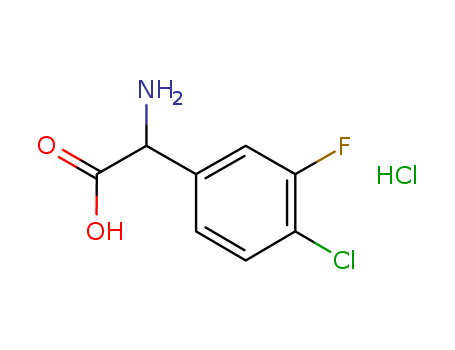 2-AMINO-2-(4-CHLORO-3-FLUOROPHENYL)ACETIC ACID HYDROCHLORIDE