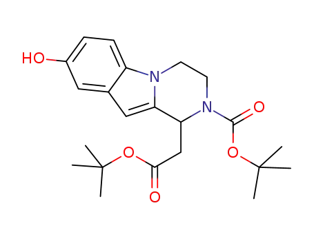 tert-butyl 1-(2-tert-butoxy-2-oxoethyl)-8-hydroxy-3,4-dihydropyrazino[1,2-a]indole-2(1H)-carboxylate