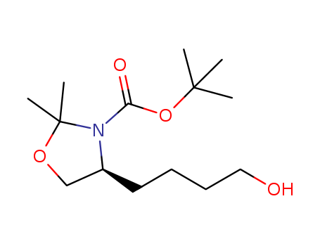 3-Oxazolidinecarboxylic acid, 4-(4-hydroxybutyl)-2,2-dimethyl-, 1,1-dimethylethyl ester, (4S)-