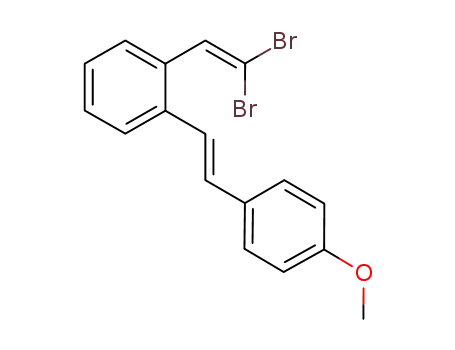 (E)-1-(2,2-dibromovinyl)-2-(4-methoxystyryl)benzene