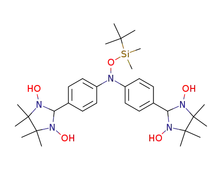 N,N-bis[p-(1,3-dihydroxy-4,4,5,5-tetramethylimidazolin-2-yl)phenyl]-N-(tert-butyldimethylsiloxy)amine