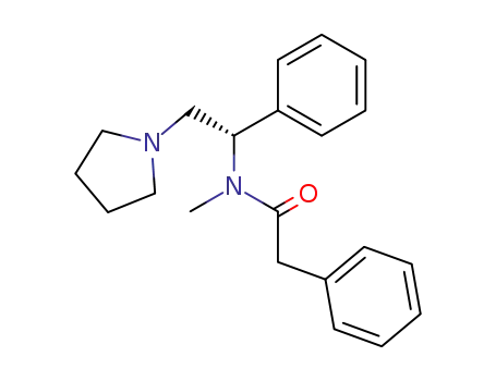 N-methyl-N-(1-phenyl-2-(1-pyrrolidinyl)ethyl)phenylacetamide