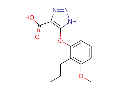 5-(3-methoxy-2-n-propylphenoxy)-1H-v-triazole-4-carboxylic acid