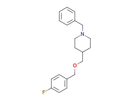 Piperidine, 4-[[(4-fluorophenyl)methoxy]methyl]-1-(phenylmethyl)-