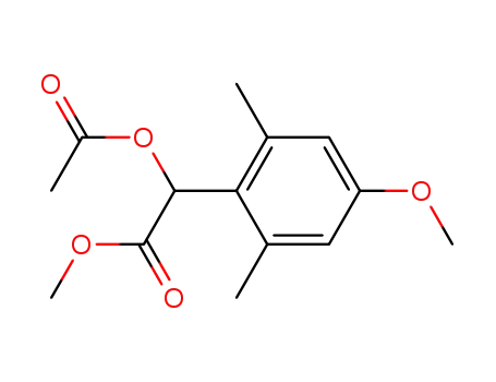 Acetoxy-(4-methoxy-2,6-dimethyl-phenyl)-acetic acid methyl ester