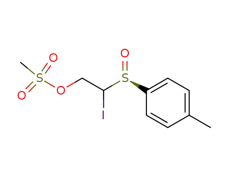 Methanesulfonic acid 2-iodo-2-((S)-toluene-4-sulfinyl)-ethyl ester