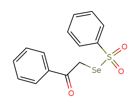 Molecular Structure of 163224-01-9 (2-(selenophenylsulfonyl)acetophenone)