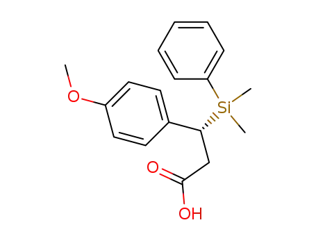 (R)-3-(Dimethyl-phenyl-silanyl)-3-(4-methoxy-phenyl)-propionic acid