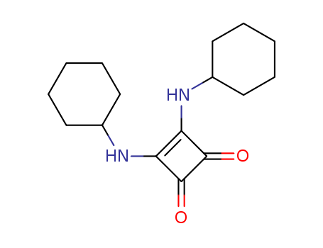 3-Cyclobutene-1,2-dione,3,4-bis(cyclohexylamino)-
