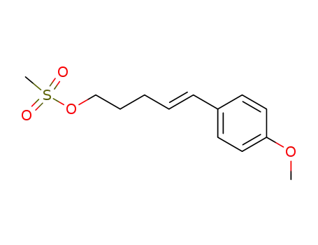 (E)-5-(4-methoxyphenyl)pent-4-enyl methanesulfonate