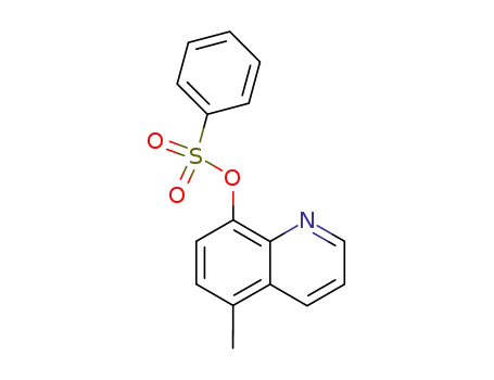 Molecular Structure of 213881-39-1 (8-benzenesulfonyloxy-5-methylquinoline)