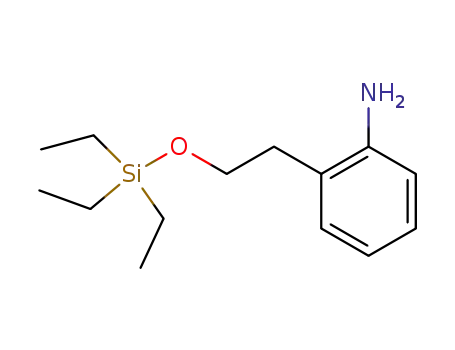 Molecular Structure of 163531-18-8 (O-triethylsilyl-2-(o-aminophenyl)ethanol)