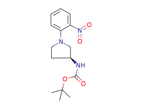 (S)-tert-Butyl (1-(2-nitrophenyl)pyrrolidin-3-yl)carbamate 348165-32-2