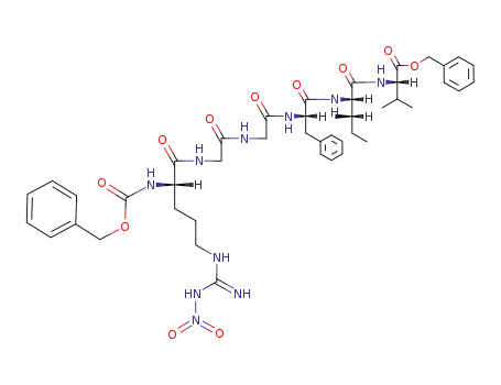 Z-Arg(NO<sub>2</sub>)-Gly-Gly-Phe-Ile-Val-OBzl