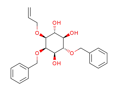 Molecular Structure of 196306-63-5 (myo-Inositol, 2,4-bis-O-(phenylmethyl)-5-O-2-propenyl-)