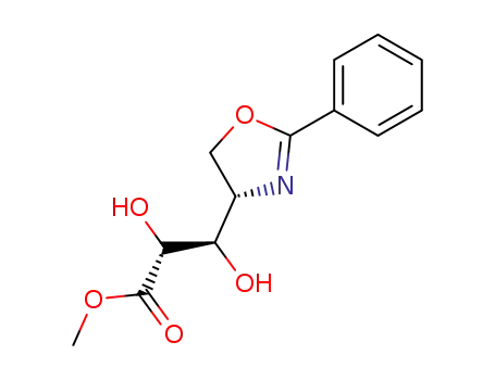 (2R,3R)-2,3-Dihydroxy-3-((S)-2-phenyl-4,5-dihydro-oxazol-4-yl)-propionic acid methyl ester