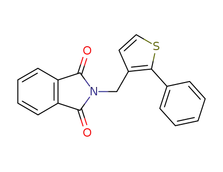 Molecular Structure of 62403-73-0 (2-[(2-phenyl-3-thienyl)methyl]-1H-isoindole-1,3(2H)-dione)